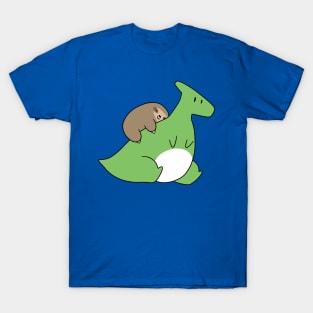 Sloth and Hadrosaurus T-Shirt